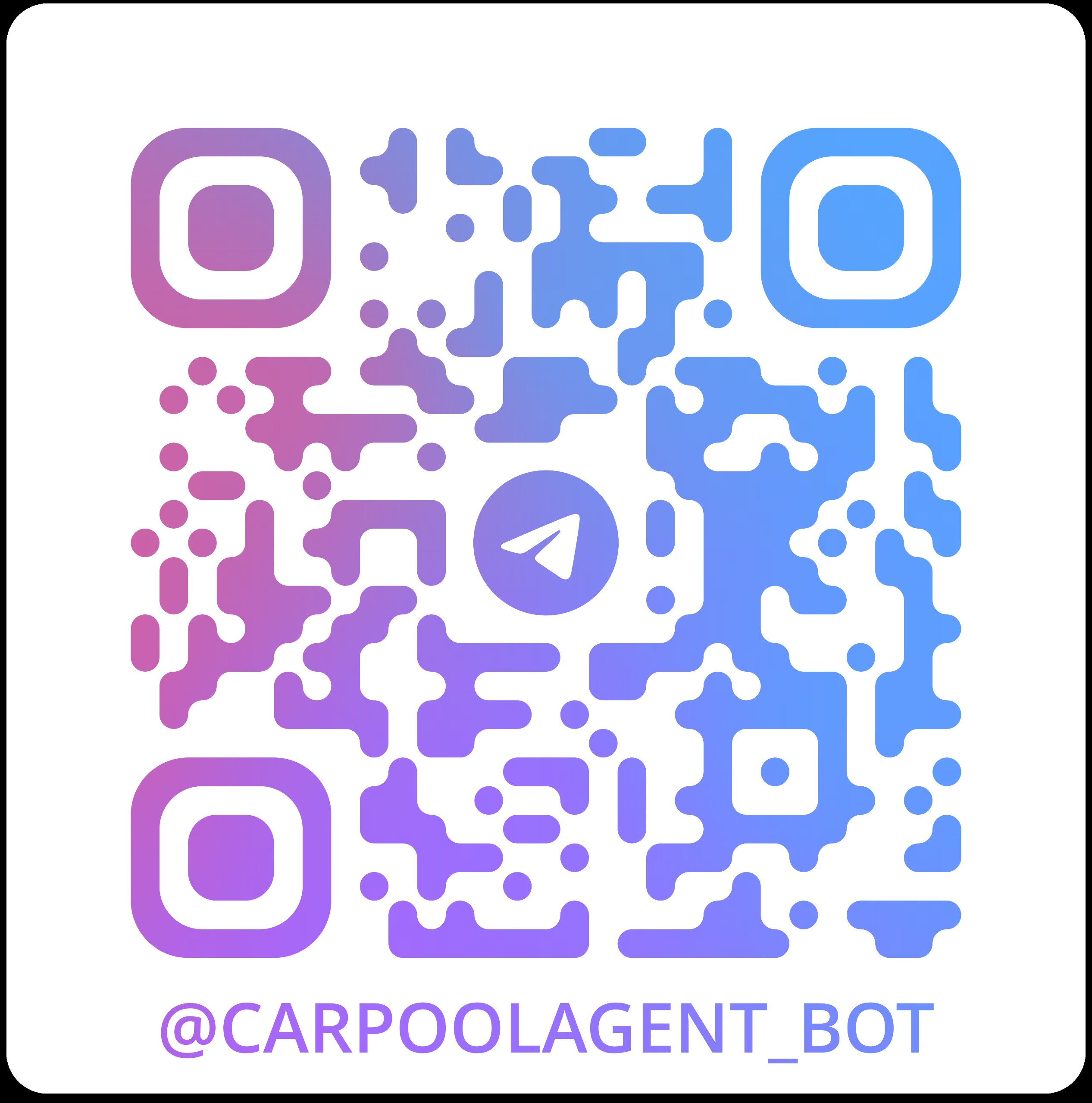 QR Code to join Smart Carpool Bot